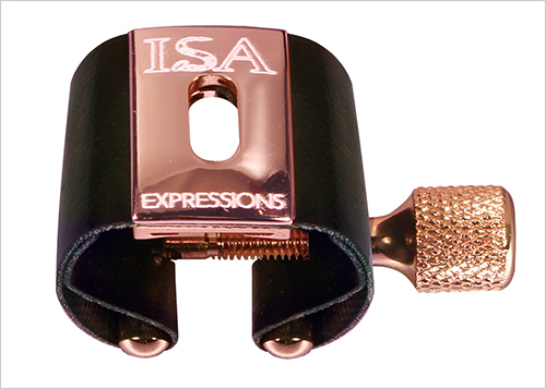 B♭ Tenor Saxophone Ligature [Rose Gold]ISA Expressions Ligature